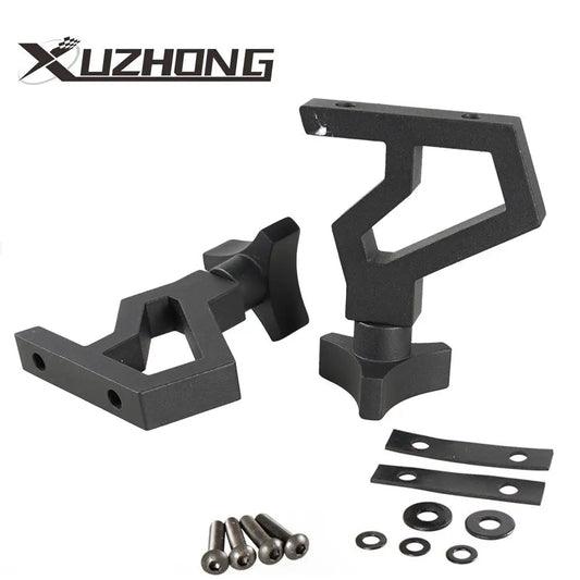 2pcs 11586.04 Jack Mounting Bracket Adjustable 07-18 Jeep Wrangler JK Car Jack Tube Mount Bracket Black Easy to install