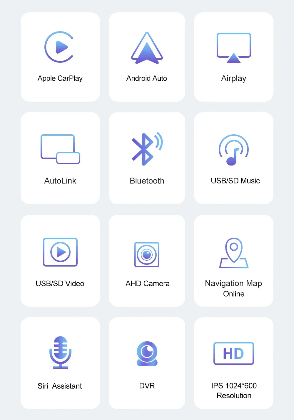 LEHX 6.9 Inch 1DIN Universal MP5 Car Radio Support Wireless Carplay Android AUTO AUX IPS Touch Screen Multimedia Video Player