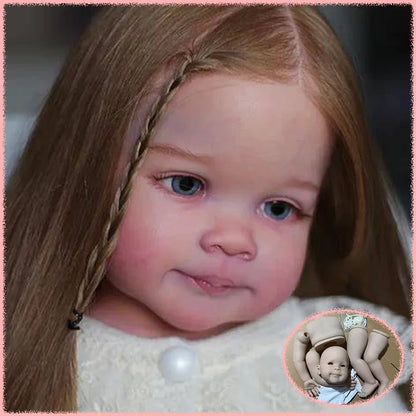 30inch Reborn Doll Kit Ziva Huge Size Toddler Girl Unfinished Unpainted Unassembled for Artists DIY Doll Parts Collectible Doll