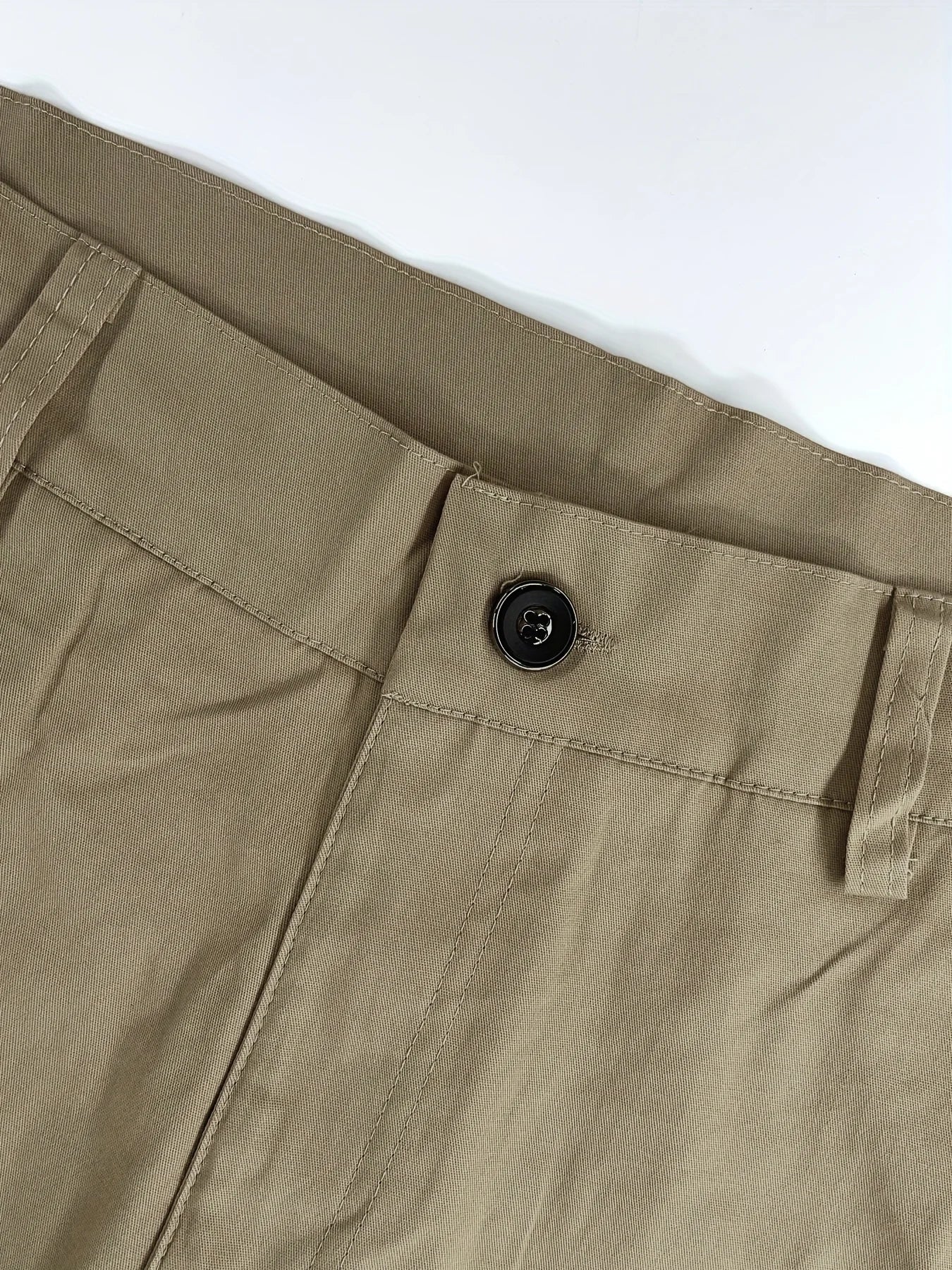 Men's Cargo Shorts 3D Plaid Print Multi-functional Utility Pockets Non-stretch Fabric Zipper Closure Outdoor Survival Style
