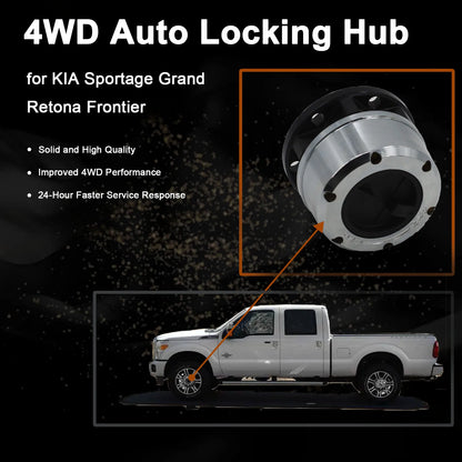 1 Piece x For KIA Sportage Grand Retona Frontier Besta Bongo Ceres 4x4 Manual Free wheel locking hubs B034 AVM460