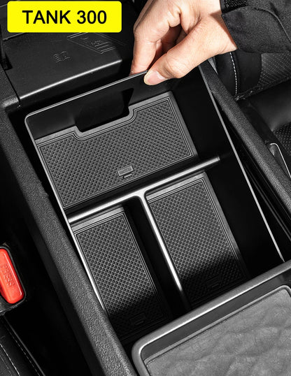 For Great Wall Tank 300 Hybrid TANK 300 Armrest Box Storage Box Partition Storage Box Modification Special Car Interior Supplies