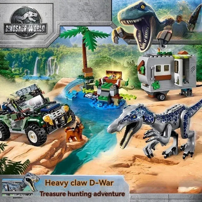 Compatible Sets Dinosaur Series 75935 Baryonyx Face-Off:The Treasure Hunt Building Blocks Model Fit MOC Sets Toys For Kids Gifts