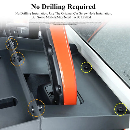 Top quality Car Trunk Cargo Rack Rear Storage Lage Shelf Organizer Tray Basket Wrangler JK JL 2007-2024 Interior Accessories