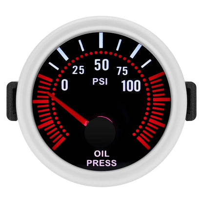 Tachometer For 12V Car 52mm Universal Smoke Len RPM Turbo Boost Gauge 2 Bar PSI Water Temp Meter Oil Pressure Gauge  Tacho