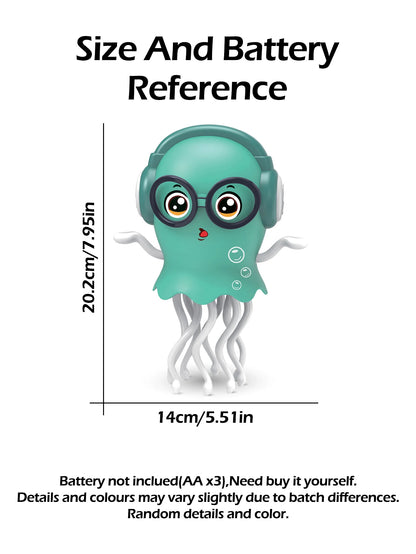 1pc Auto-sensing Avoiding Obstacles funny Dancing Octopus baby toy with music light to baby learn crawling guidance and head up