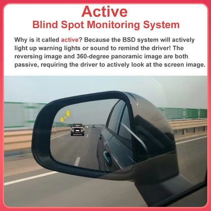Car Blind Spot Monitoring System Alarm Mirror BSD BSA BSM 24GHZ Radar Lane Change Assist Sensor For Porsche Macan 2014 to 2024