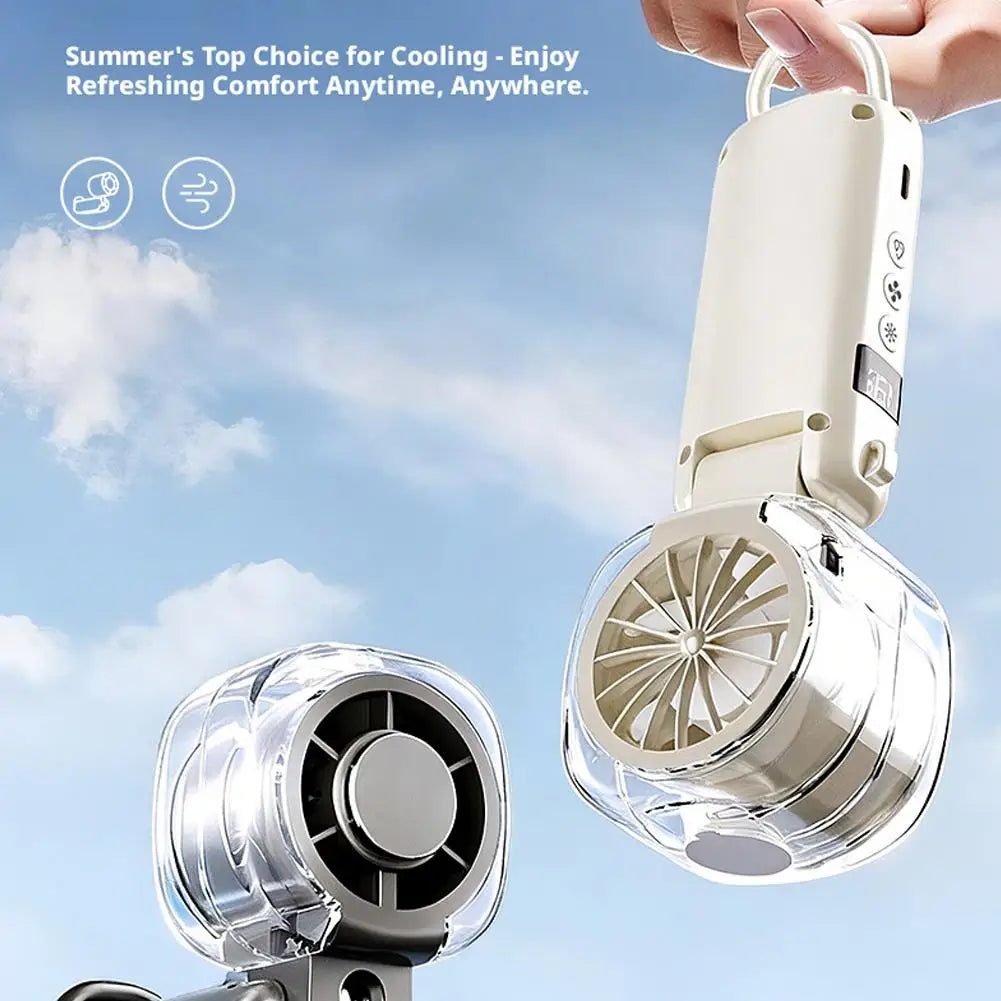 Portable Handheld Misting Fan High Speed Turbo Cooling Spray USB Rechargeable Mini Desk Fan Summer Outdoor Fan