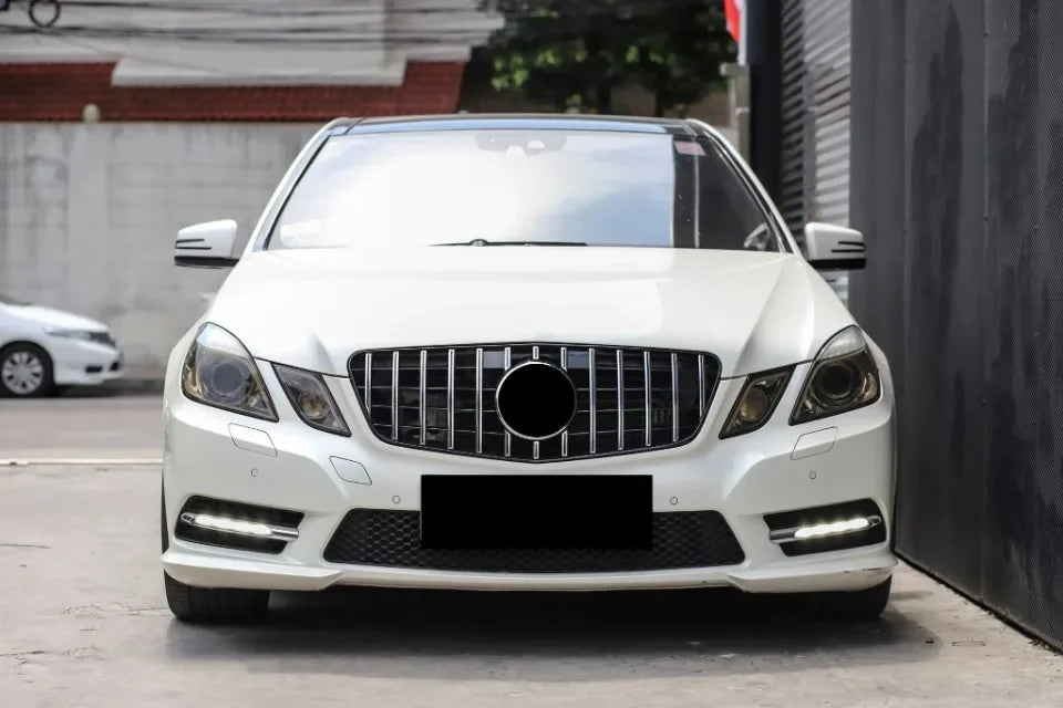 XVIP Chrome Black Diamonds Style Front Racing Grille For Mercedes Benz E-Class W212 E250 E300 E350 E500 2010-2013 Bumper Grilles