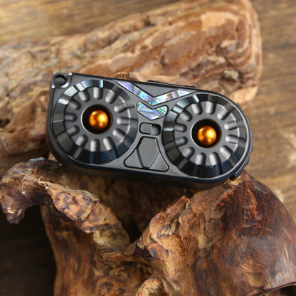 Owl EDC Magnetic Push Slider Stainless Steel Fidget Slider Toy Mechanical Slider 3IN1 Anxiety Anti Stress Sensory Toy Gifts