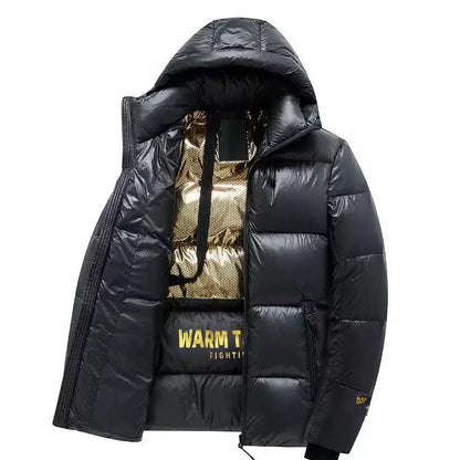 Thick Warm Outerwear Parkas for Men Loose Casual Hooded Puffer Jacket Autumn Winter Versatile High-quality Padded Jacket for Men
