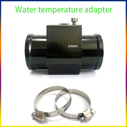 Water Temperature Sensor Head Joint Sensor Radiator Adapter 1/8NPT 12V 24V Digital Water Temperature Gauge Voltmeter