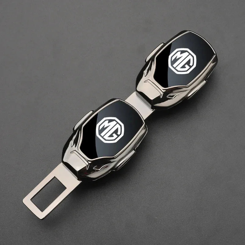 Car Seat Belt Clip Carbon Extender Lock Buckle Plug Interior for MG ZS HS GT HECTOR MG3 MG5 MG6 MG7 Auto Accessories