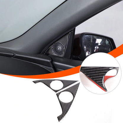 For BMW 6 Series E63 E64 2004-2010 Soft Carbon Fiber Gear Shift Air Outlet Window Lift Panel Dec Car Interior Accessory Sticker