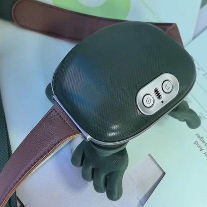 Waist Leg Massager,Vest Wrap, Bionic Kneading for Cervical Spine, Pain Relief for Driving Travel Home Use