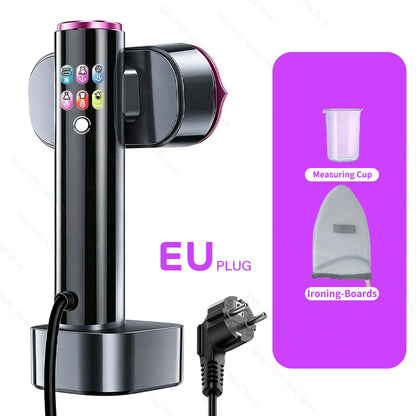Handheld Steam Iron Household Garment Ironing Machine Strong Suction Dry Ironing Vacuum Steamer with Intelligent Handle Sensor