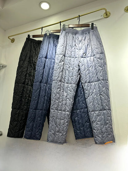 Men's Winter down Pants Lightweight Cotton Underwear Trousers Extra Large Size High Waist Special Large Business Casual Pure ...