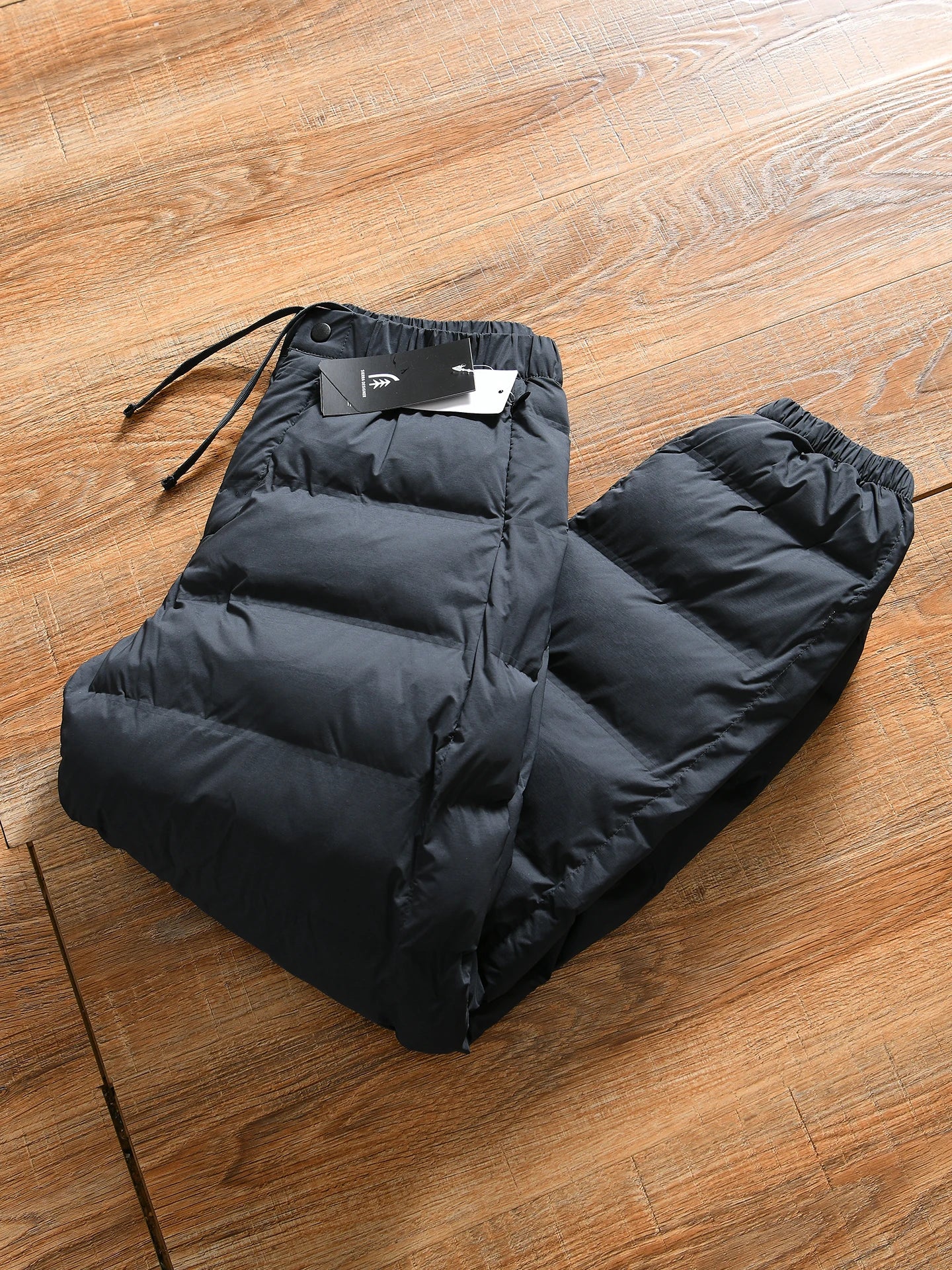 Winter Men's Outdoor Sports Lightweight Cotton Pants Technological Cotton Waterproof Windproof Straight Leg Pants Basic ...