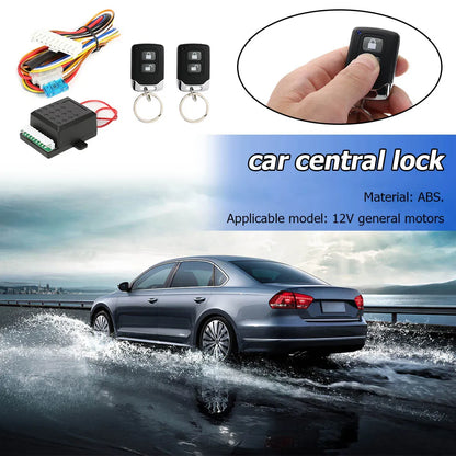12V Universal Car Remote Control Door Lock Kit Vehicle Keyless Entry Alarm System Anti-Theft Portable Remote Control Kit401/T242