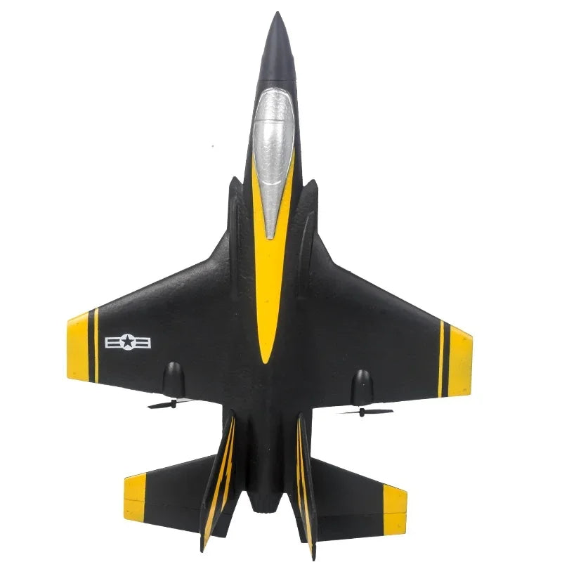 F35 Remote Control Foam Glider | 2-Channel RC Plane | Colorful LED Lights | Fixed Wing Model | Kids Toy