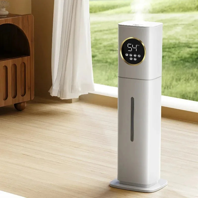 Floor Standing Humidifier Large Capacity Ultra Quiet Sterilization Purification for Nursery Bedroom Air Conditioned Room