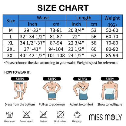 Men's Slimming Body Shapewear Corset Vest Compression Abdomen Tummy Belly Control Waist Cincher Corset Body Shapewear