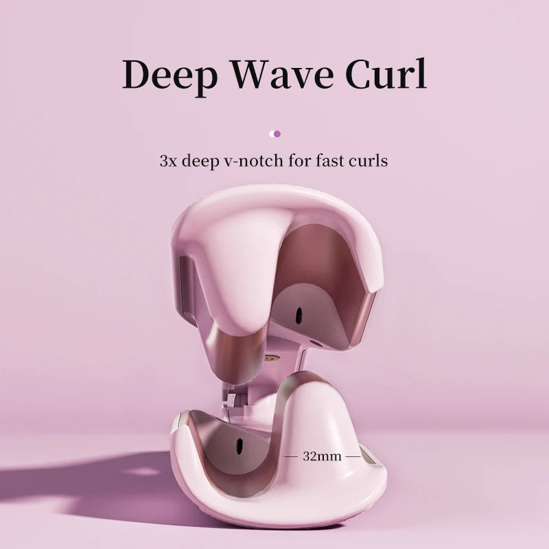Electric Hair Crimper Beach Wave Fast Heating Curling Iron for Women Salon Professional Hairdressing Tool