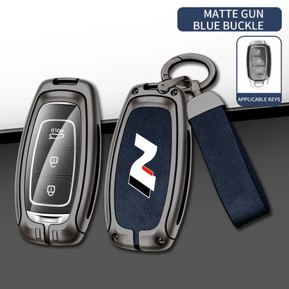 Modern High-End Hyundai Key Cover Suitable for N LINE N IX35 IX25 Tucson Sonata Car Key Case Luxury Design Vehicle Accessories