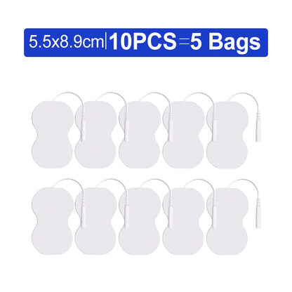 50/20/10pcs Electrode Pads Muscle Stimulator Acupuncture Massager Patches Tens Machine Conductive Gel Body Massage Pads