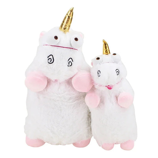 Despicable White Unicorn doll backpack bag School bag Plush toy Gift Kids Children Toys large