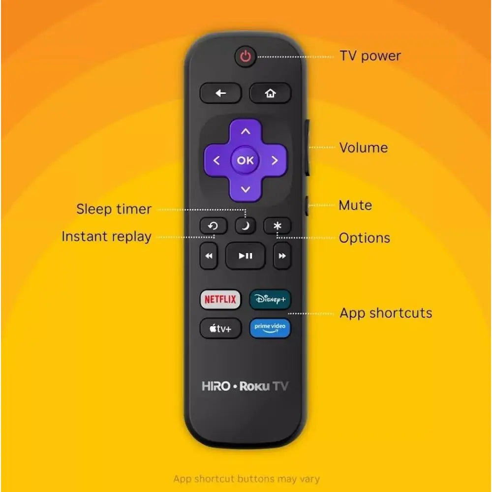 Hiro TV 40" 1080p Full HD Smart TV with Dolby Audio for Streaming, LED Direct Lit, with Wi-Fi, Bluetooth, 3X HDMI Ports - H40C3C