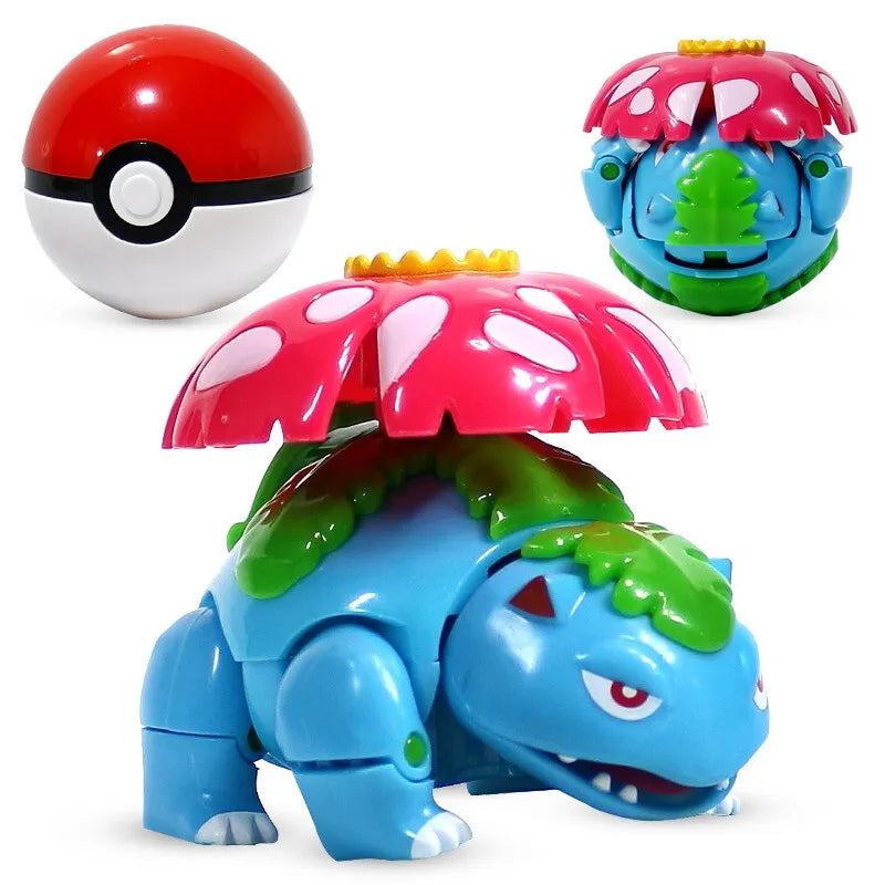Original Pokemon Figure Ball Pokeball Eevee Blastoise Venusaur Charizard Pikachu Mewtwo Gyarados Elf Monster Toy for Child Gift