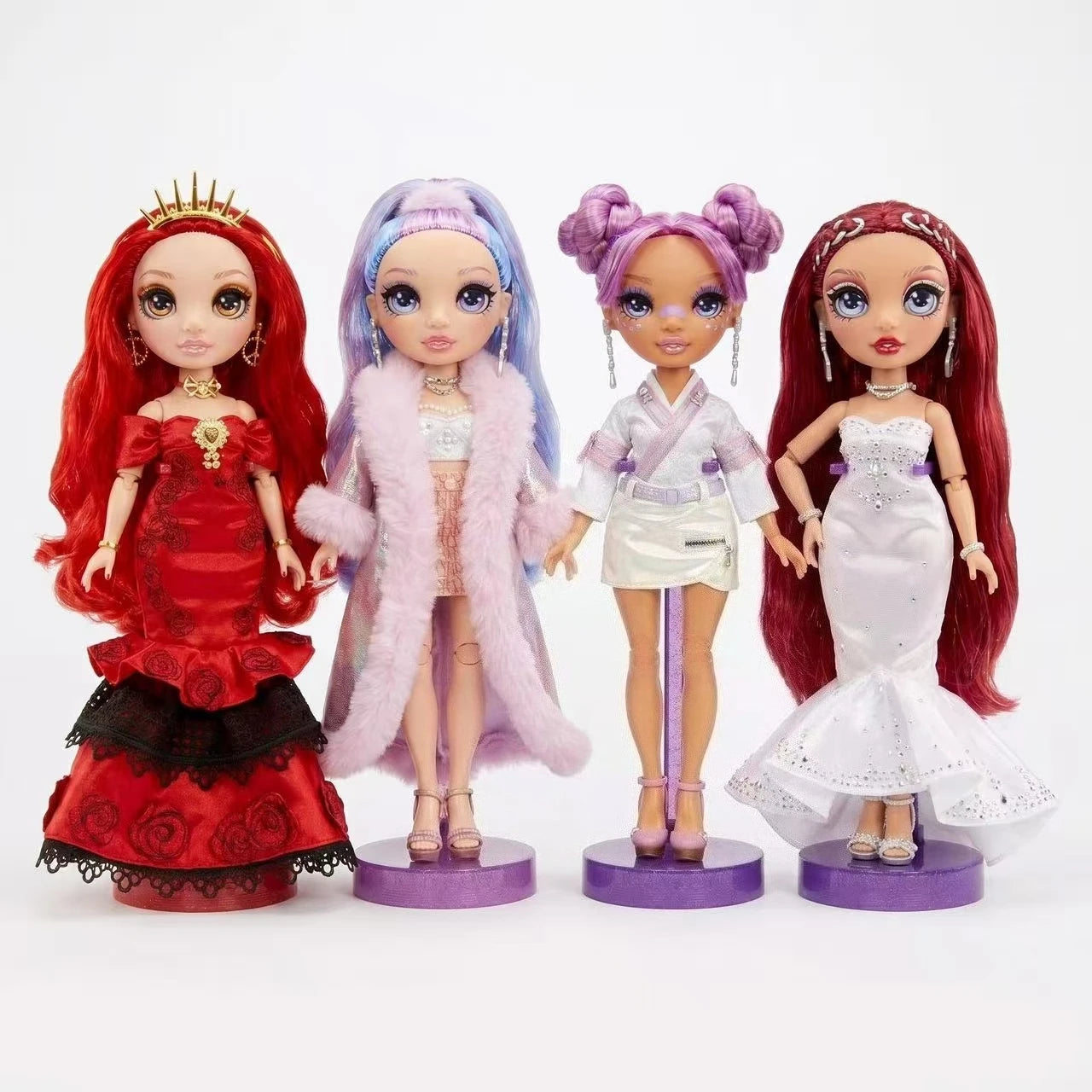 New Rainbow Doll High 25-30cm Fashionable Super Large Sister DIY Dress up Doll Toy Not Including Bracket Excluding packaging box