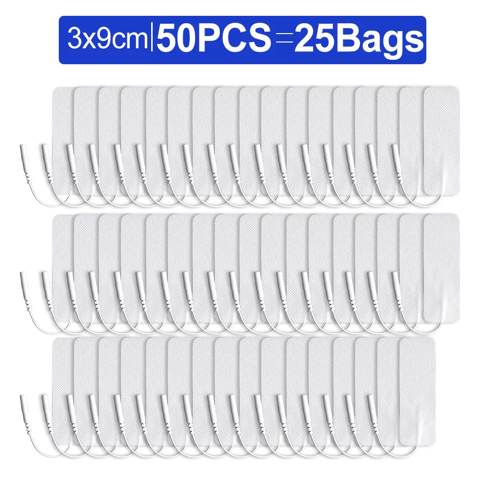 50/20/10pcs Electrode Pads Muscle Stimulator Acupuncture Massager Patches Tens Machine Conductive Gel Body Massage Pads