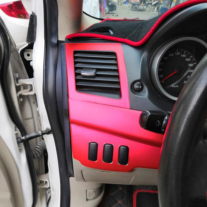 For Mitsubishi Lancer EX2009-2016 Interior Central Control Panel Door Handle Carbon Fiber Stickers Decals Car styling Accessorie