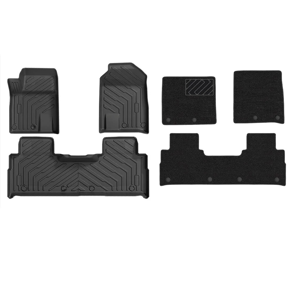 For Jetour T2 Traveler 2023 2024 2025 Floor Mats Trunk Mats All Weather Waterproof Anti-Slip Front Rear Cargo Liner Foot Pads
