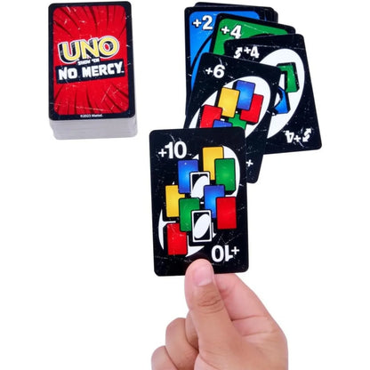 UNO Elite HotWheels F1 Racing/No Mercy Collector's Edition Card Game-Premium Playing Cards Board Game Toy Holiday Gift