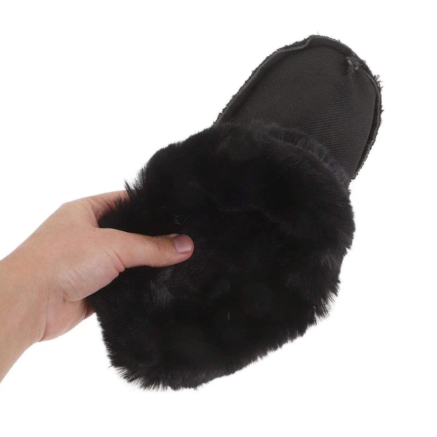 1Set Removable Warm Hole Shoe Inserts Winter Soft Thick Shoe Liners Warm Winter Insoles Replacement Size 40-41