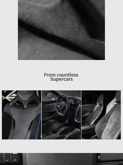 Made of Alcantara For Toyota Hilux / Fortuner Standard Sport Version Car Steering Wheel Boot Cover Interior Tuning Accessories