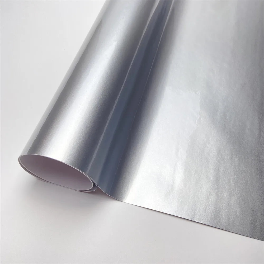 Premium Glossy Candy Vinyl Wrap Film Self Adhesive Waterproof Decal with Air Release Bubble Car Wrapping Stickers