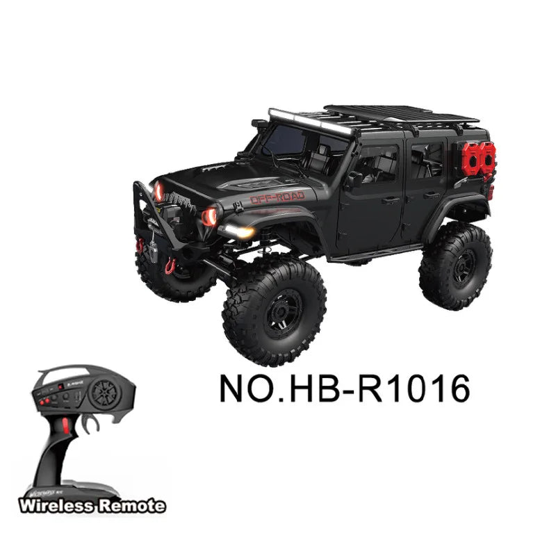 New 1/10 HB R1011 RTR Remote Control Vehicle 2.4G Full Proportional Rock Crawler LED Light 4WD Off-Road Climbing Car Toys Gifts