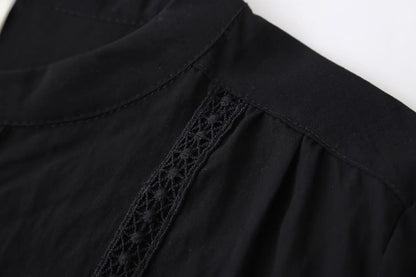 Slimming Short Sleeve Shirt for plus Size Women Stylish French Style Loose Fit Summer Top Single Button Closure Regular Length