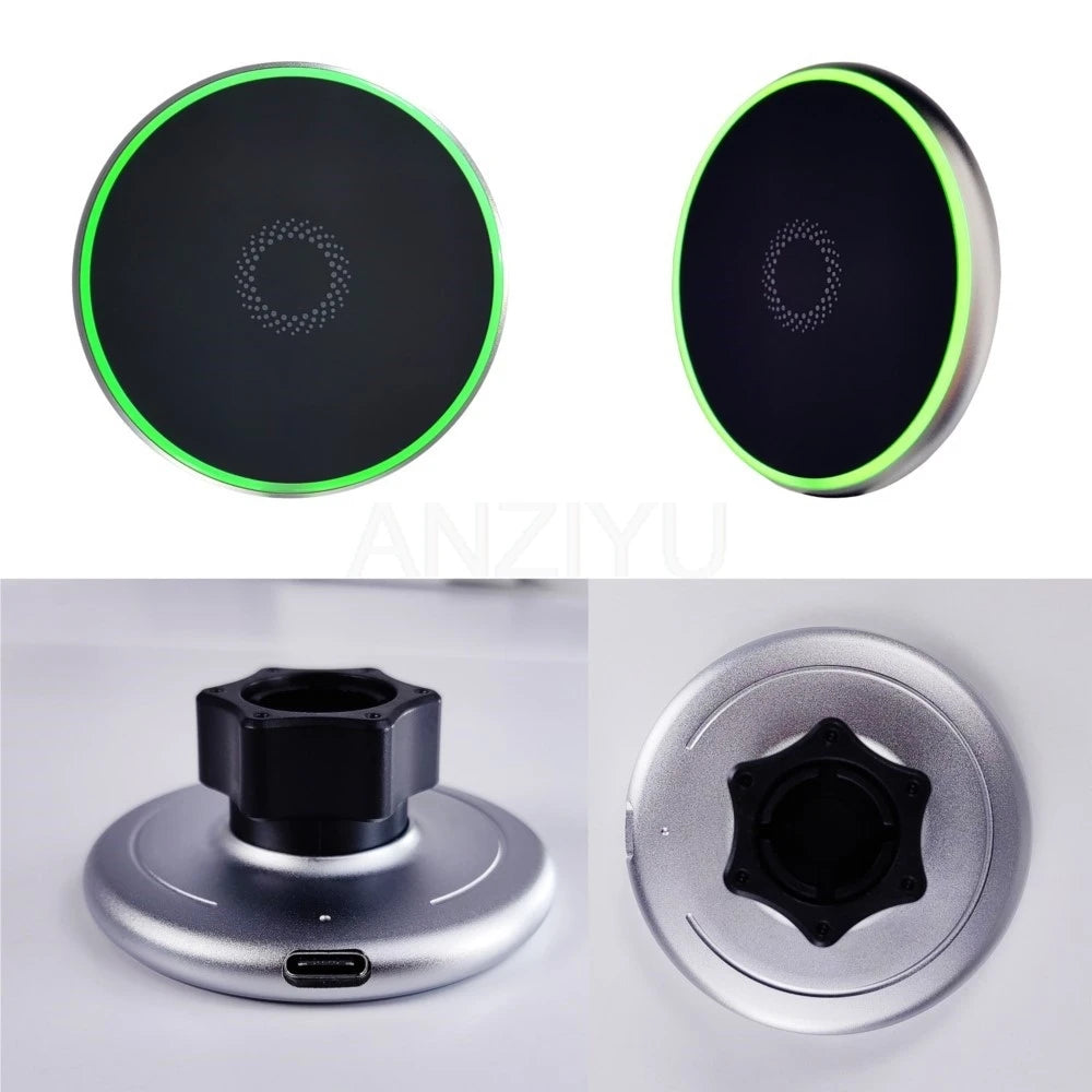 For KIA EV5 2024 2025 Car Phone Holder Screen Fixed Base Magnetic Car Mobile Phone Wireless Charging Stand Rotatable MagSafe