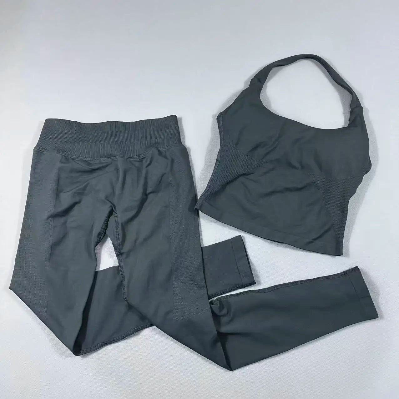 2 Pieces Sportswear Women Yoga Set Gym Clothes Sportswear Yoga Suits High Waist Scrunch Fitness Tracksuits  Pilates Set
