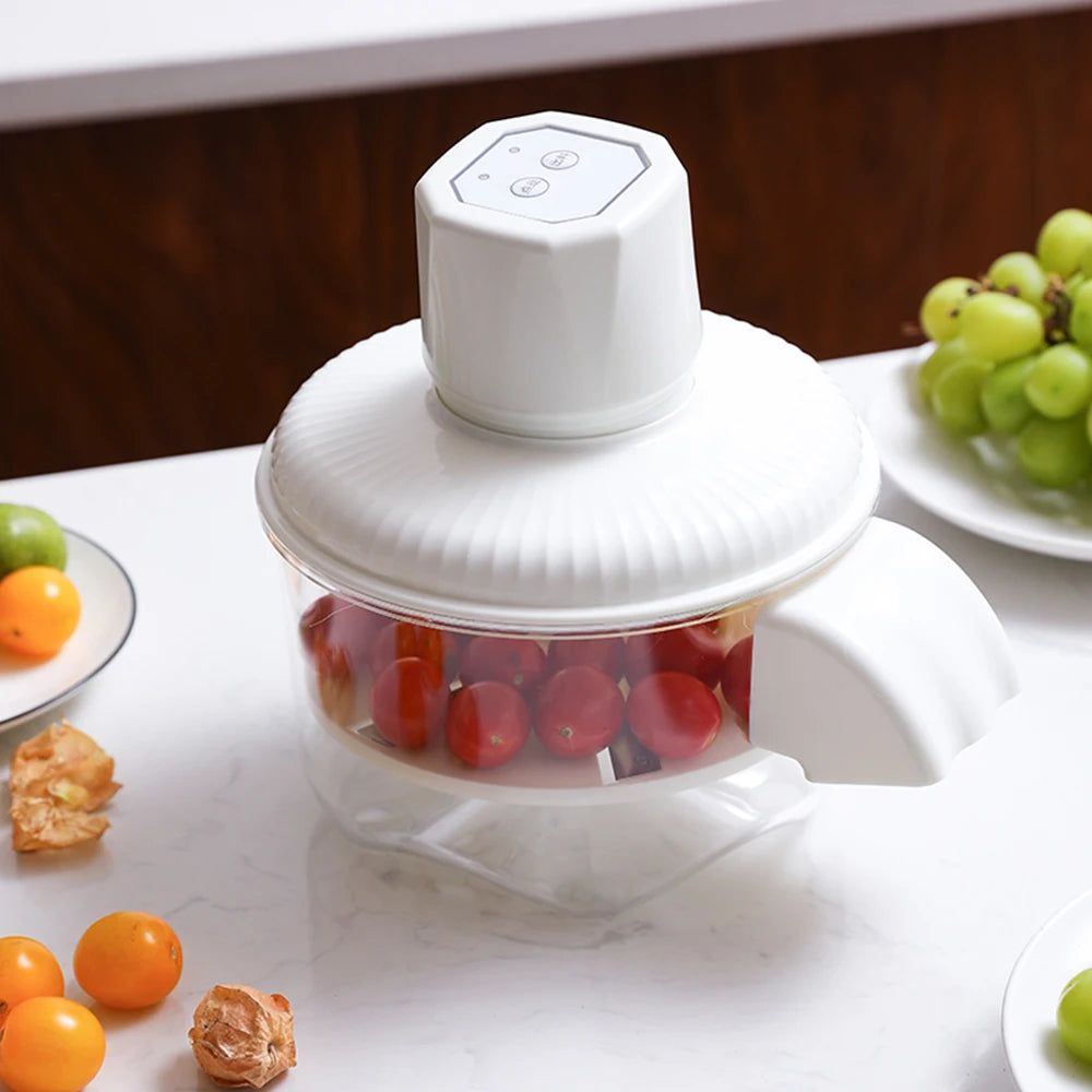 Automatic Electric Grape Peeler Machine - Hands-Free Skin Remover for Berries Fruits, Fruit Prep Tool, Effortless Peeling