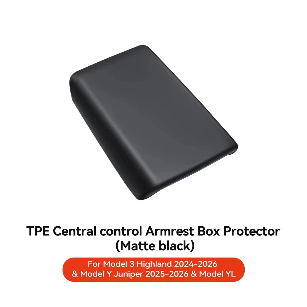 YZ For Tesla Model 3 Y YL Juniper Highland Armrest Pad Soft Case Center Console Box Cover Aanti-scratch 2026 Accessories