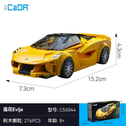 NEW 1:24 Cada MOC Evija Building Blocks Electric Vehicle Model Bricks Kit Toys for Kids Adults Gifts C55044