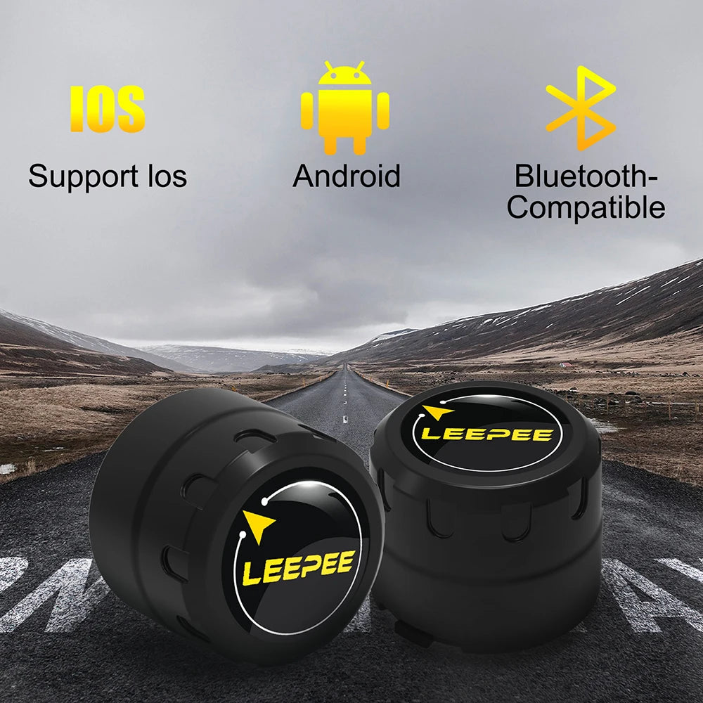Bluetooth-Compatible 4.0 5.0 Android/IOS General Auto Security Alarm Tire Pressure Sensor Monitor System