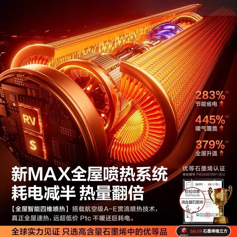 Home Office Warmer Machine for Winter Small Electric Heater Multifunctional Desktop Indoor Portable Ceramic Heating Fan Radiator