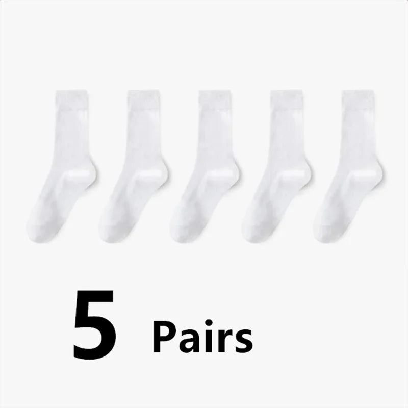 5/10 Pair male Non Binding Diabetes Socks Comfortable Breathable Socks Suitable For Elderly Man For Fat Feet Men Plus Size 39-48